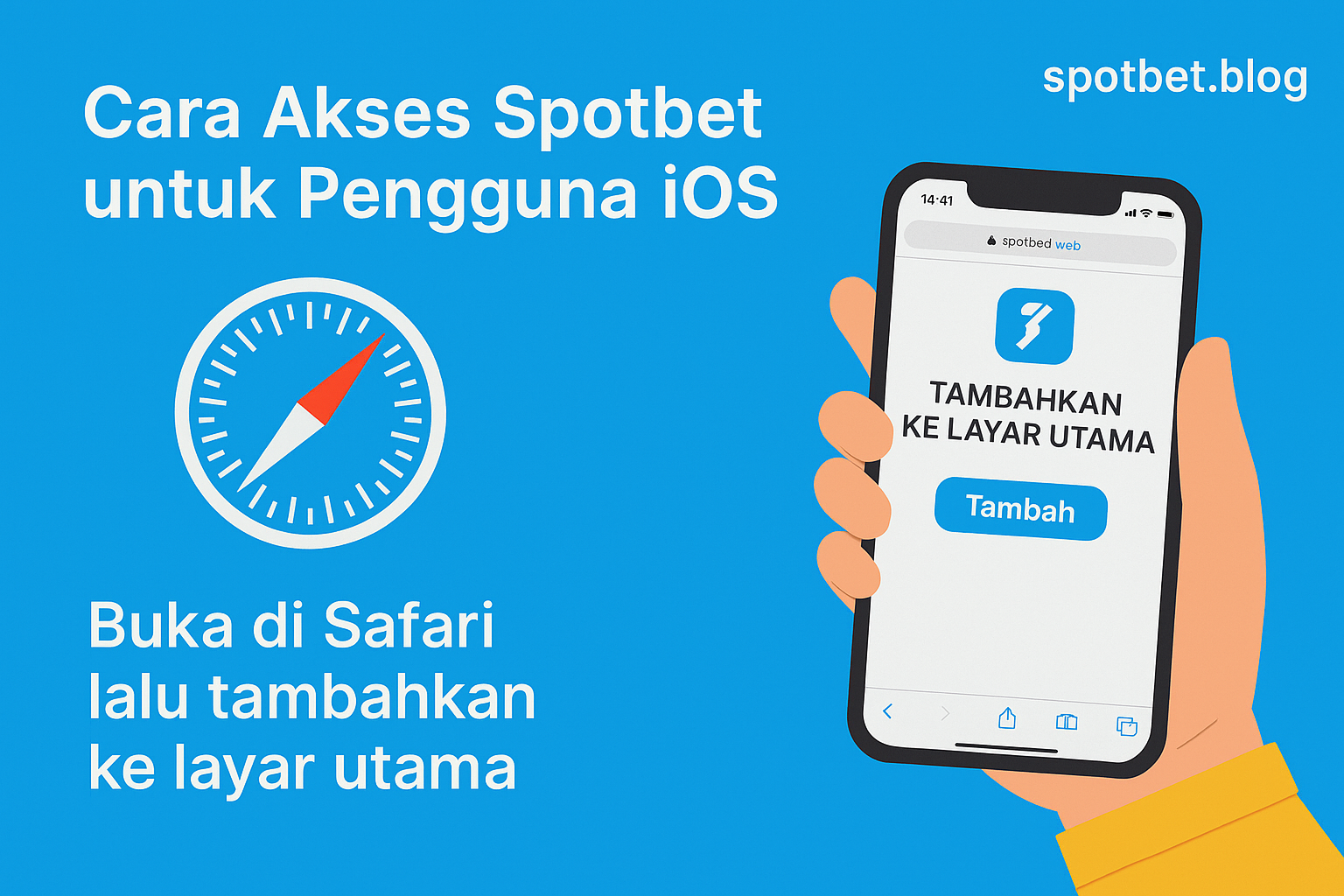 Langkah Akses Aplikasi Spotbet di iPhone