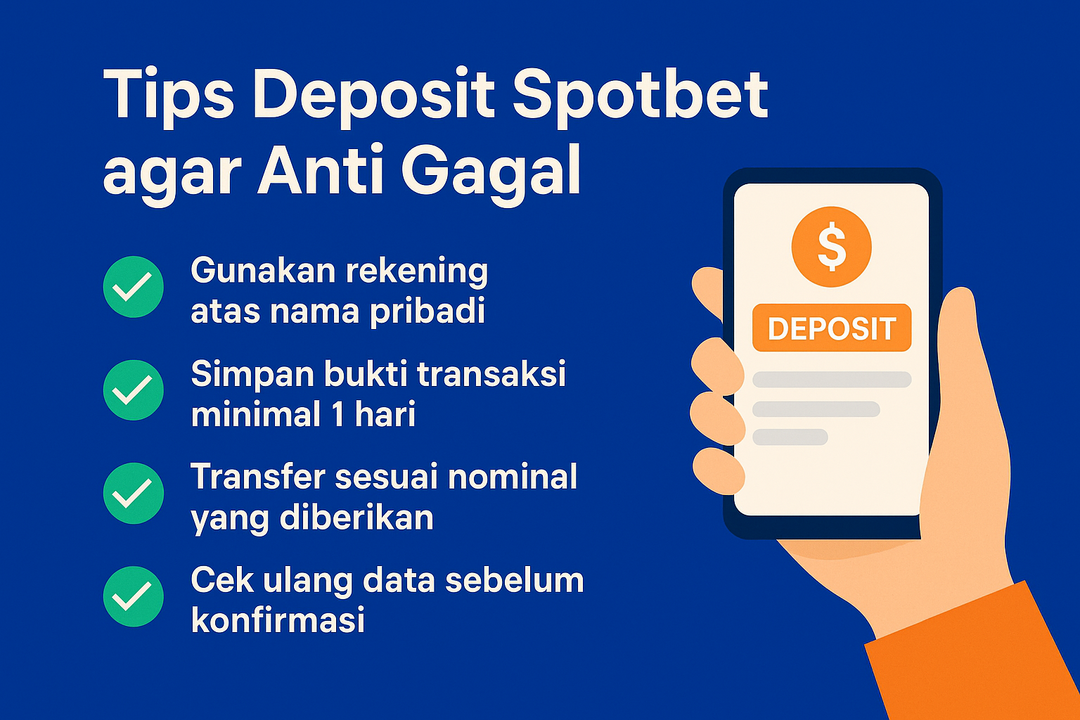 tip deposit spotbet